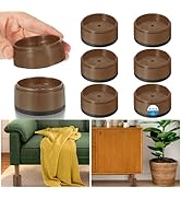 EGTTGIN 6 Pack Furniture Risers 1 Inch, Adjustable Bed Risers Heavy Duty for Table Desk Couch Cha...