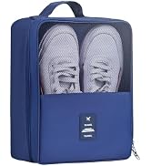 Travel Shoe Bag Holds 3 Pair of Shoes, Hezelf Shoe Storage Pouch for Travel and Daily Use, Travel...