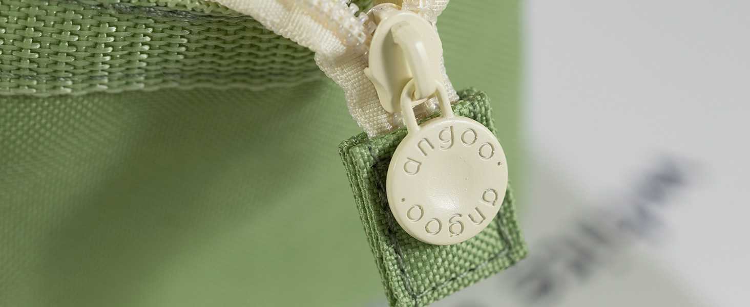 Classic round zipper pull is easy to grip