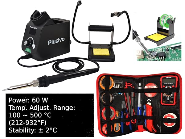 soldering station with digital multimeter