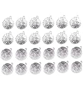Sluswallow 20 Pcs Charms Shell Starfish Antique Silver Pendants for Making Bracelet Necklace Jewe...