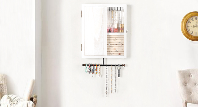 Wall Mounted Jewelry Organizer
