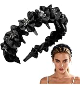 CHAOBANG 4-Pack Headbands for Women with Long Grip Teeth Non Slip Plastic Headbands in Tortoise B...