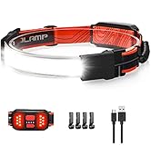 LED Headlamp Flashlight, 1000lumens 230° Broadbeam Headlight, USB Rechargeable Head Lamp with Red...
