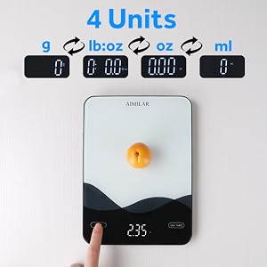 scale for food ounces and grams