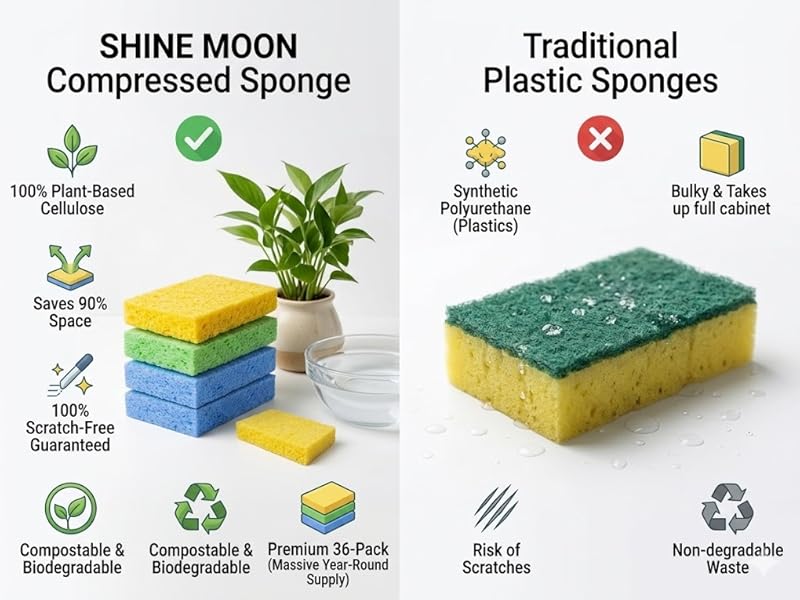 Why choose natural wood pulp sponge