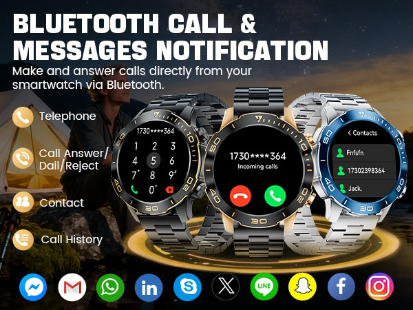 Bluetooth Call and message notifiction