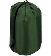 PATIKIL Stuff Sack, Waterproof Outdoor Storage Sack Portable Drawstring Dust Flap Bags Lightweigh...