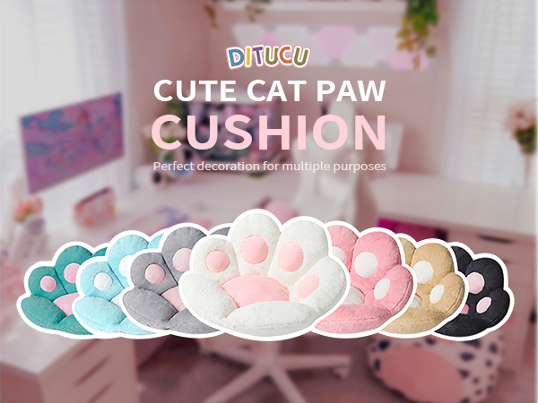 cat paw cushion