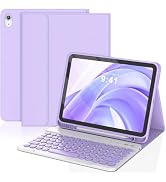 KBCASE Keyboard Case for iPad A16 11 inch 2025 / 10th Generation 10.9 inch 2022, Detachable Wirel...