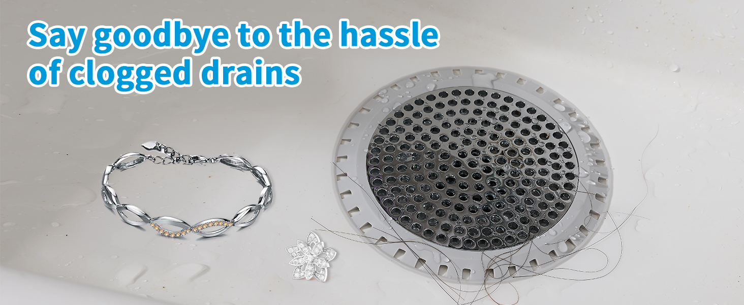 hair stopper for shower drain