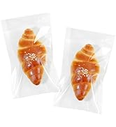 RONSBILL 400 PCS Thick 3.2Mil 4x7 Inches Clear Self Sealing Cellophane Bags Cookie Bags Self Adhe...