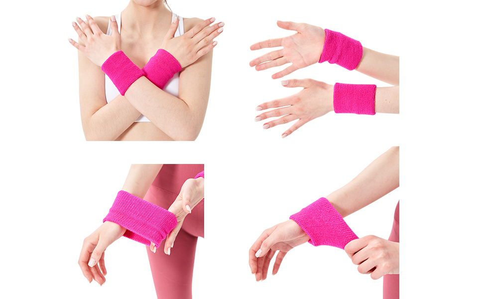 rose sweat wristband
