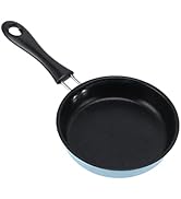 4.7 Inch Mini Frying Pan with Long Handle, Small Non Stick Egg Pan for Breakfast, Stainless Steel...