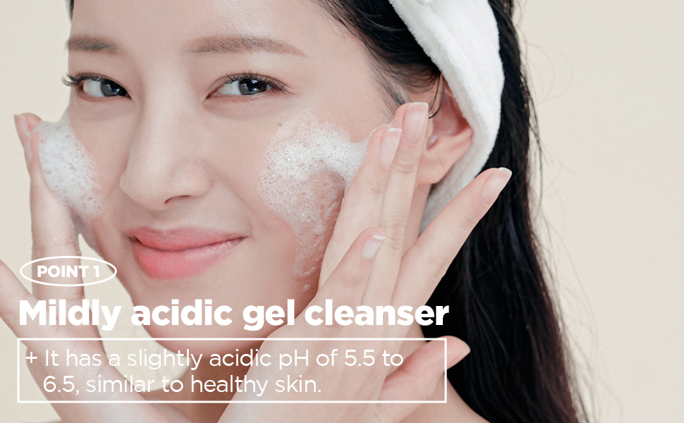 hyggee pH Hyaluron Gel Cleanser Hyaluronic Acid Hydrating Face Wash Balancing Formula Cleansing
