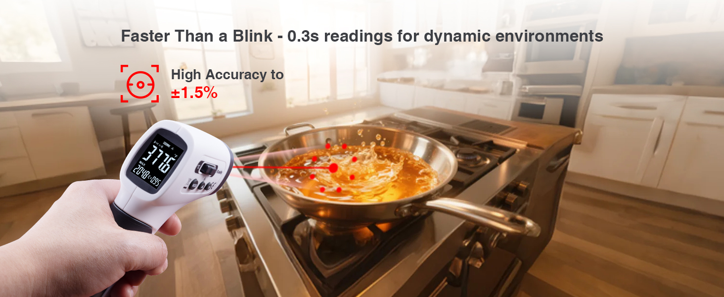 termometro de temperatura infrared thermometer gun for cooking small heat gun medical thermometer