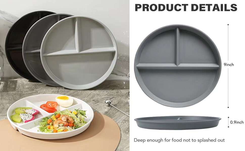 Portion Control Plate for Balanced Eating