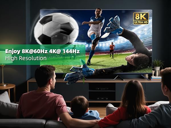 8K@60Hz USB C to DisplayPort 1.4 Adapter Unidirectional, 4K 1200Hz Type C to Display Port Adapter