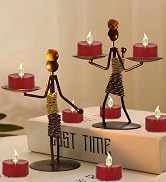 Battery Operated Tea Lights Candles, Flameless Electric Fake Candle 24/50/100Pack Realistic Flick...