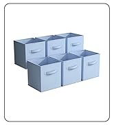 Sorbus Storage Cubes - 11 Inch Foldable Fabric Baskets for Organizing Pantry, Closet, Shelf, Toy ...