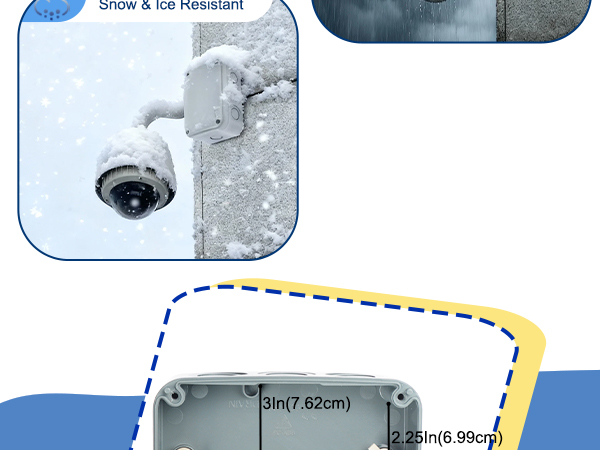 electrical unit is not only weather resistant but also waterproof and does not allow dust to enter