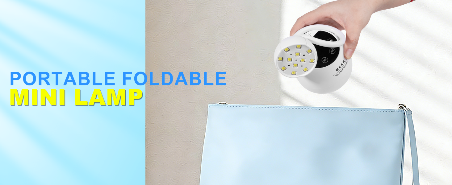 portable flash cure nail lamp