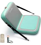 Freein 4" Inflatable Kayak Seat with Lumbar Support, High-Pressure Drop Stitch Cushion for Inflat...