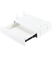 OSteed Under Desk Drawer 18", Pull-out Storage Organizer with Tall Brackets Mounted Under Wooden ...