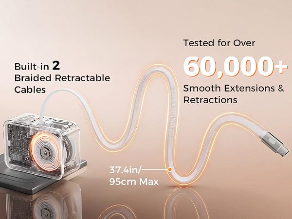 retractable iphone charger