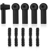 5PCS Brake Bleeder Kit Connector,Brake Fluid Bleeder Kit Bleeding Adapter Joint for Quick Brake F...