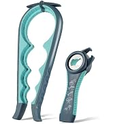Jar Opener Bottle Opener, 5-in-1 Multi-Function Can Opener with Ergonomic Non-Slip Handle, Kitche...