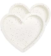 AOTASO Silicone Heart Shaped Cake Pans 10 Inch Large Heart Cake Pan Nonstick Silicone Heart Molds...