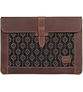 Londo Top Grain Leather Macbook Bag Laptop Sleeve for MacBook Pro and MacBook Air Case - 14 Inch ...