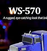 WS-570 Retro American Truck Model Bluetooth Replica Speaker – Portable HD Sound, TWS Stereo,FM Ra...