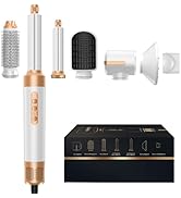7 in 1 Blow Dryer Brush, Negative Ion Hair Dryer Brush Set Upgrade Hot Air Brush Air Styler Curli...