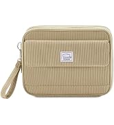 VASCHY Colored Pencil Case, Corduroy Large Pencil Pouch for Art Pens Markers Gel Pens Big Holder ...