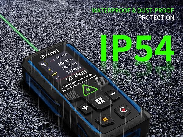 IP54 waterproof & dust-proof protection