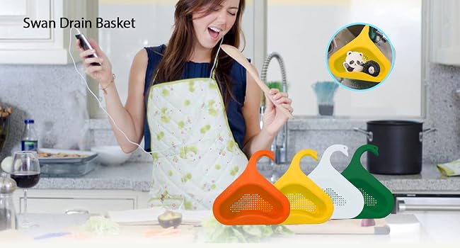 Kitchen sink Swan drain basket