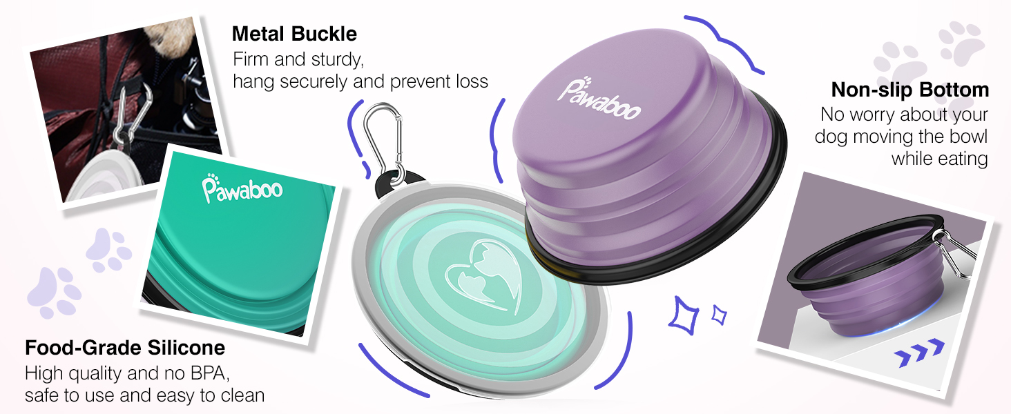 collapsible dog bowls