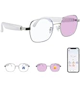 AI Smart Glasses for Women, Bluetooth Glasses with Real-Time Translation - 169 Languages, Color-C...