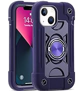 MARKILL Compatible with iPhone 13 Mini/iPhone 12 Mini Case 5.4 Inch with Built-in 360°Rotating Ri...