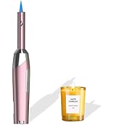 Navpeak Candle Lighter with Fuel Visible Windproof Straight Flame Blow Torch Lighter for Candle K...