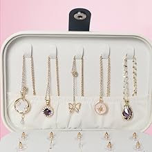 Travel jewelry organizer