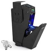 Mutak Gun Safe for Handgun, Drop Down Biometric Pistol Safe, 3 Ways Quick Access with Fingerprint...