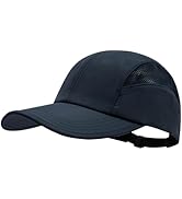 CLAPE Sun Protection Sport Hats Lightweight Breathable Mesh Unstructured Baseball Hat Adjustable ...