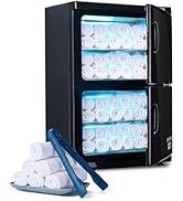 BYOOTIQUE Hot Towel Warmer Cabinet, 46L Extra Large Capacity, 2in1 Professional Double Heater Mac...