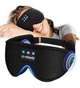 LC-dolida Sleep Headphones, 3D Sleep Mask Bluetooth Wireless, Sleeping Headphones for Side Sleepe...
