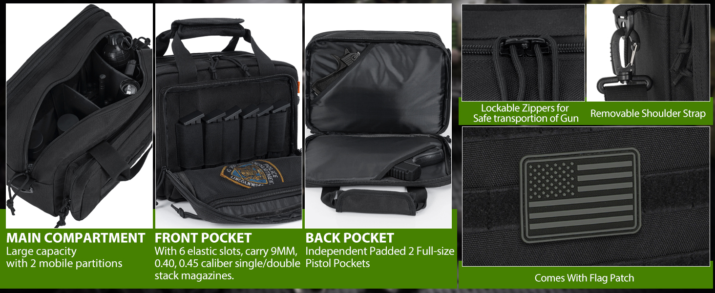 2 gun carrying bag