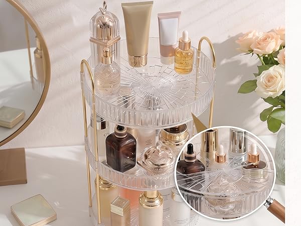 cosmetic makeup tray
