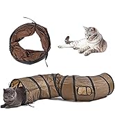 Andiker Cat Tunnel, cat Tunnel pet Tube Collapsible Play Toy Indoor Outdoor Toys for Puzzle Exerc...